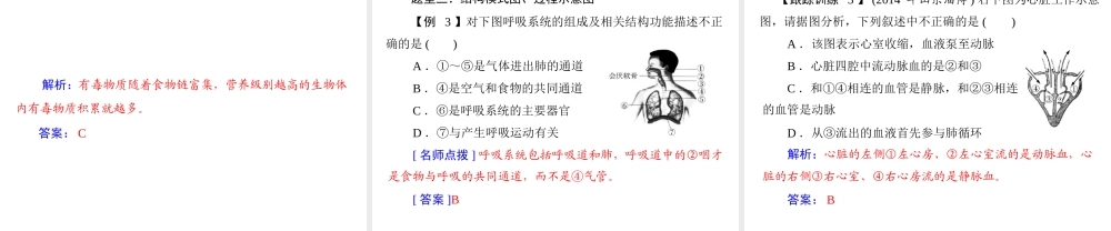 【中考风向标】2015年中考生物基础复习 专题二 识图题型课件