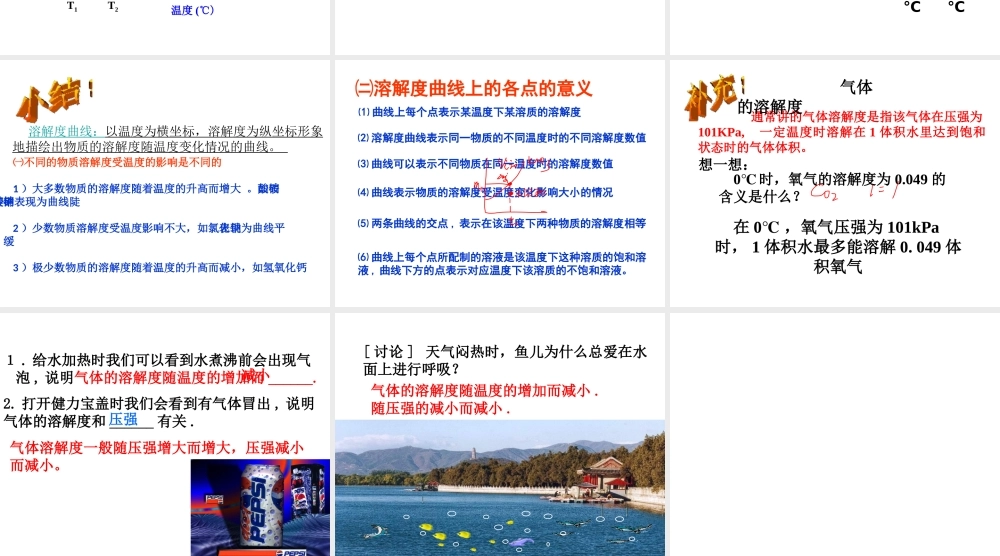 【冲刺中考】2013中考化学难点突破专题20 溶解度曲线图课件