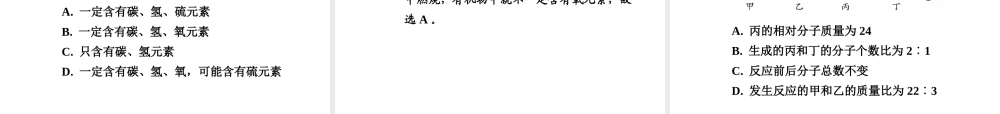 【中考试题研究】四川省2015届中考化学总复习 主题十三 质量守恒定律课件