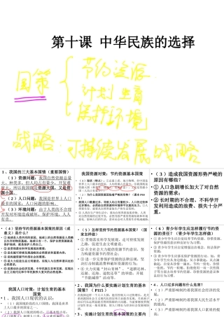 【决胜2013】中考思想品德专题复习 中华民族的选择.rar