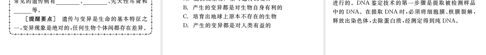 《中考复习方案》九年级科学 第37课时演化的自然课件 浙教版