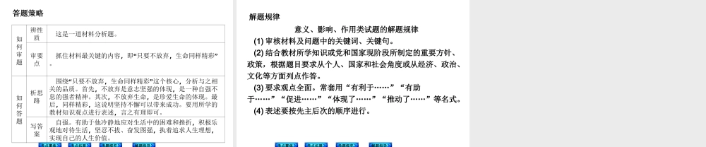 【中考复习方案】2015中考政治总复习 第10课时 顺境与逆境课件 教科版