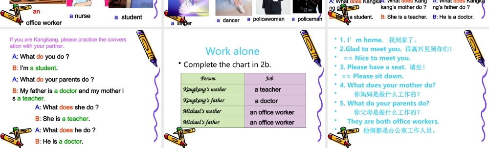 Unit 3 Topic 2 What does your mother