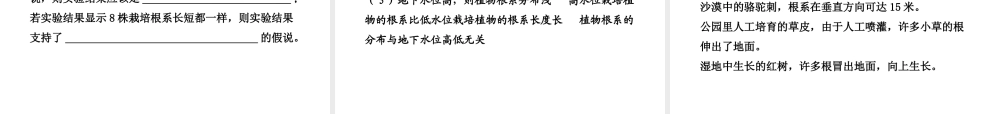 【金榜学案】2011版八年级科学下册 3.3.1《植物与土壤》课件 浙教版