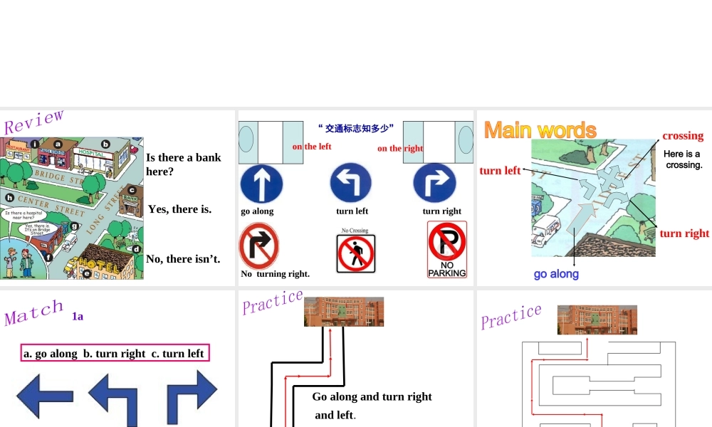 Unit 8 Is there a post office near here Pe课件