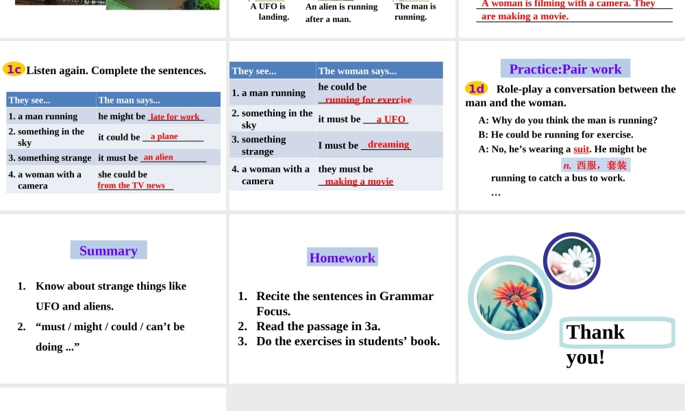 Unit 8 Section B 第一课时课件