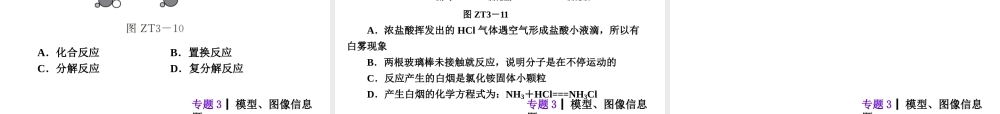 【夺分天天练】（天津专用）2014年中考化学总复习 专题3 模型、图像信息题课件（自主梳理+热身反馈+典例分析+名师预测）