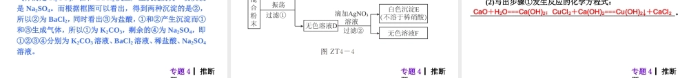 【夺分天天练】（天津专用）2014年中考化学总复习 专题4 推断题课件（自主梳理+热身反馈+典例分析+名师预测）