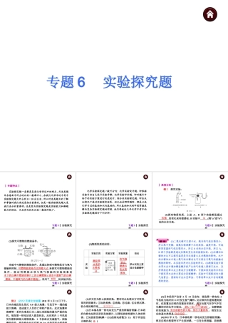 【夺分天天练】（天津专用）2014年中考化学总复习 专题6 实验探究题课件（自主梳理+热身反馈+典例分析+名师预测）
