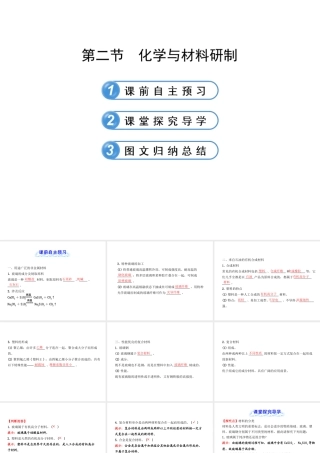【金榜学案】2012-2013版九年级化学下册 11.2 化学与材料研制课件 （新版）鲁教版