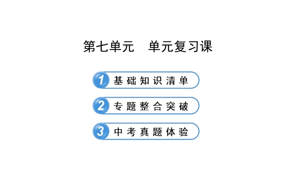 【金榜学案】2012-2013版九年级化学下册 第7单元 单元复习课课件 （新版）鲁教版