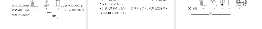 【金榜学案】2013-2014版九年级化学上册 第2章 阶段专题复习配套课件 沪教版