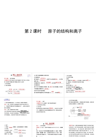 【金榜学案】2013-2014版九年级化学上册 第3章 第1节 第2课时 原子的结构和离子配套课件 沪教版