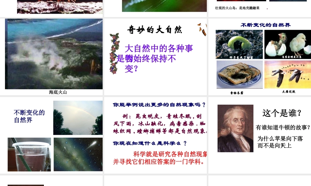 【名校课时通】2013-2014学年七年级科学上册 第1章 科学入门 第1节 科学并不神秘（1） 第一章第一节科学在我们身边课件 浙教版