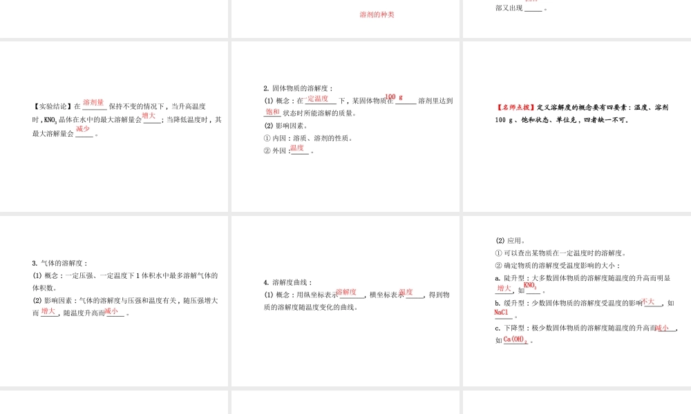 【金榜学案】2014版九年级化学下册 第八单元 第二节 海水“晒盐”课件 （新版）鲁教版