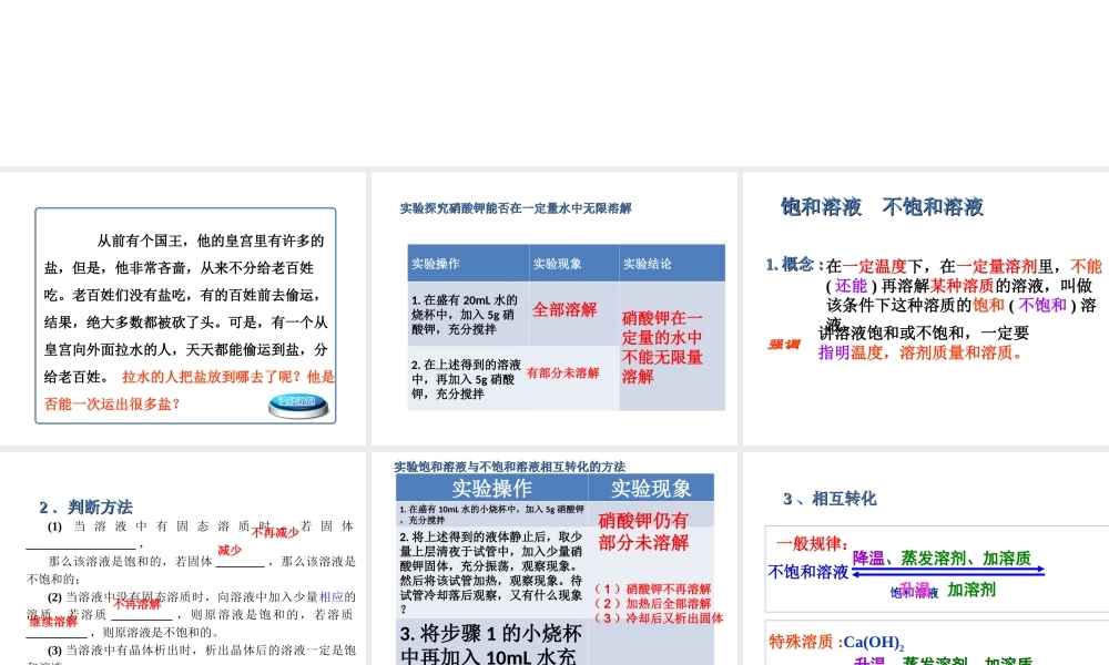 【名校课时通】2014届九年级化学全册 第三单元 溶液 第一节 溶液（第2课时）名师教学课件 鲁教版