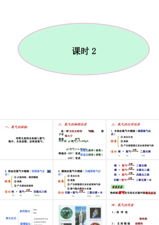 【名校课时通】2014届九年级化学全册 第四单元 我们周围的空气 第三节 氧气（第2课时）名师教学课件 鲁教版