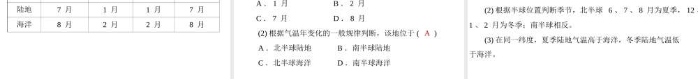 【南方新课堂 中考风向标】2013年中考地理二轮复习 第一部分 第三章 天气与气候课件