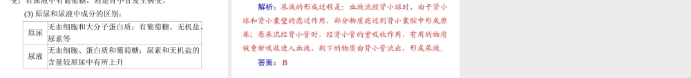 【南方新中考】（梅州）2015中考生物 第一部分 第3单元 第三讲 人体内的物质运输及代谢废物的排出复习课件