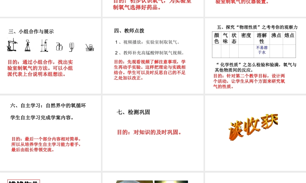 八年级化学全册 4.2 氧气说课课件 鲁教版五四制