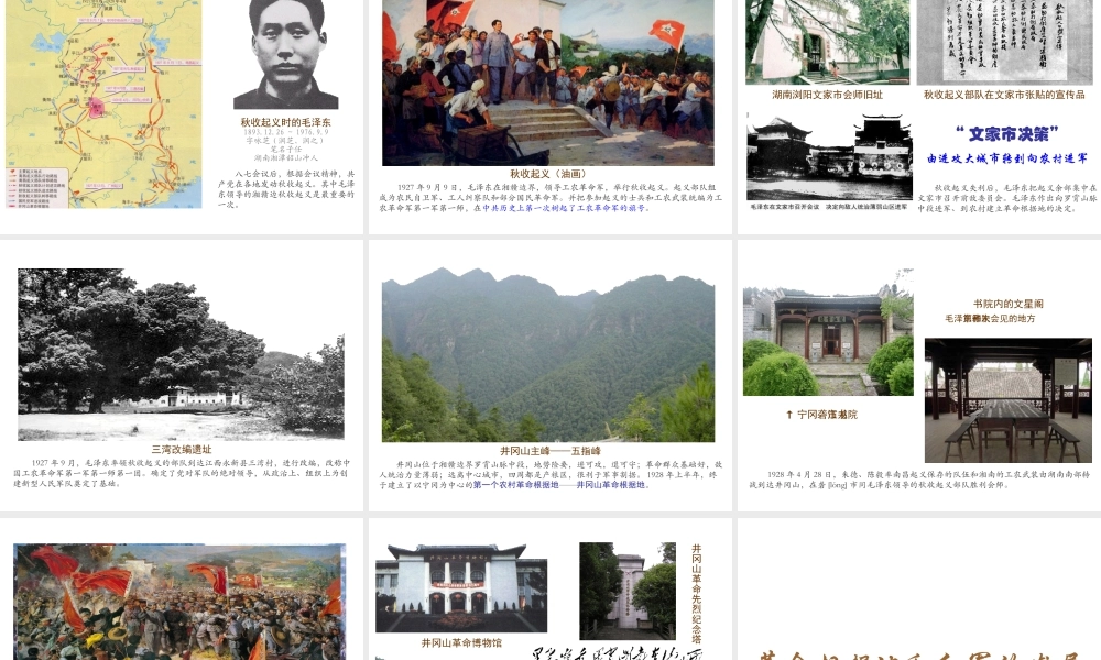 八年级历史上册 第11课 人民军队的建立课件2 川教版-川教版初中八年级上册历史课件