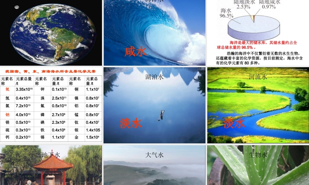 八年级化学全册 4.3 爱护水资源课件 人教版五四制-旧人教级全册化学课件