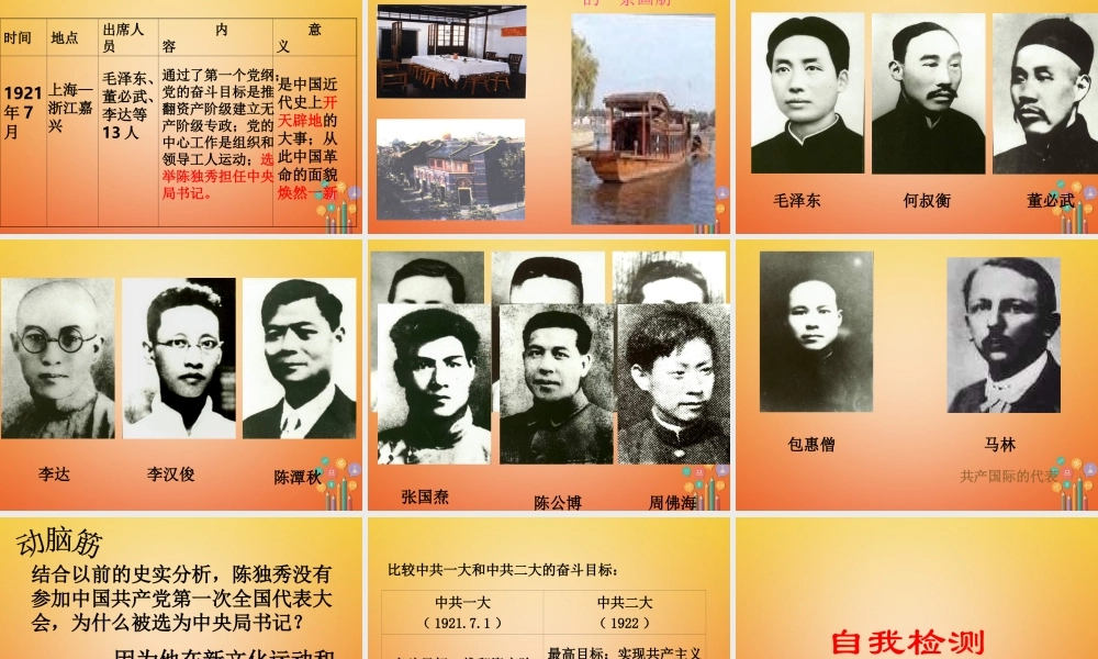 八年级历史上册 第11课 五四运动与中国共产党的成立课件2 华东师大版-华东师大级上册历史课件