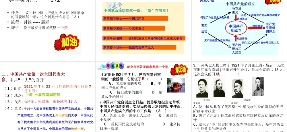 八年级历史上册 第11课 中国共产党的成立课件 岳麓版