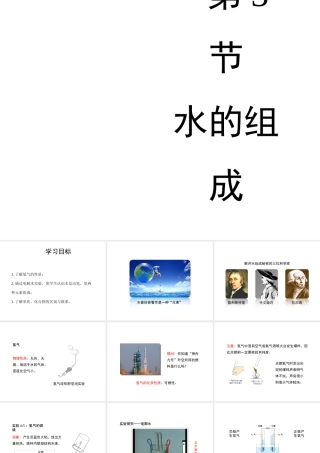 八年级化学全册 4.3《水的组成》教学课件2 人教版五四制-旧人教版初中八年级全册化学课件