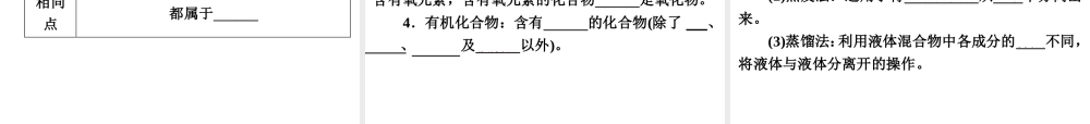 【浙江新中考】2014中考科学总复习 第三篇 物质科学（二） 第3讲 物质的分类与分离（三年中考真题为例）课件