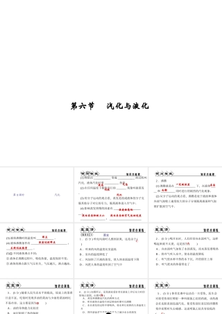 【四清导航】2014年秋七年级科学上册 第四章 第六节 第一课时 汽化课件 （新版）浙教版
