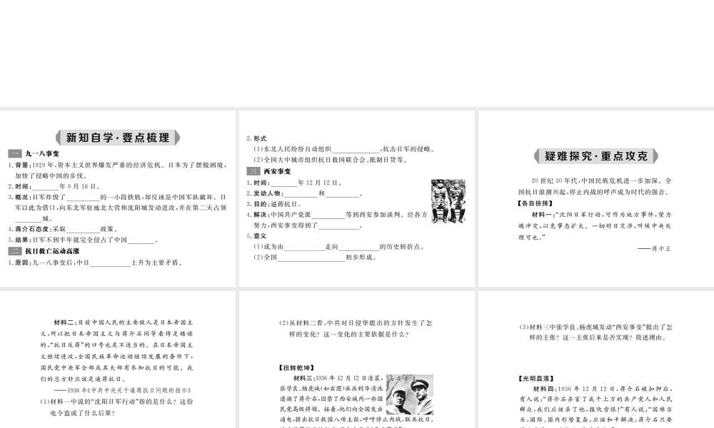八年级历史上册 第12课 民族危机空前严重课件 华东师大版-华东师大版初中八年级上册历史课件