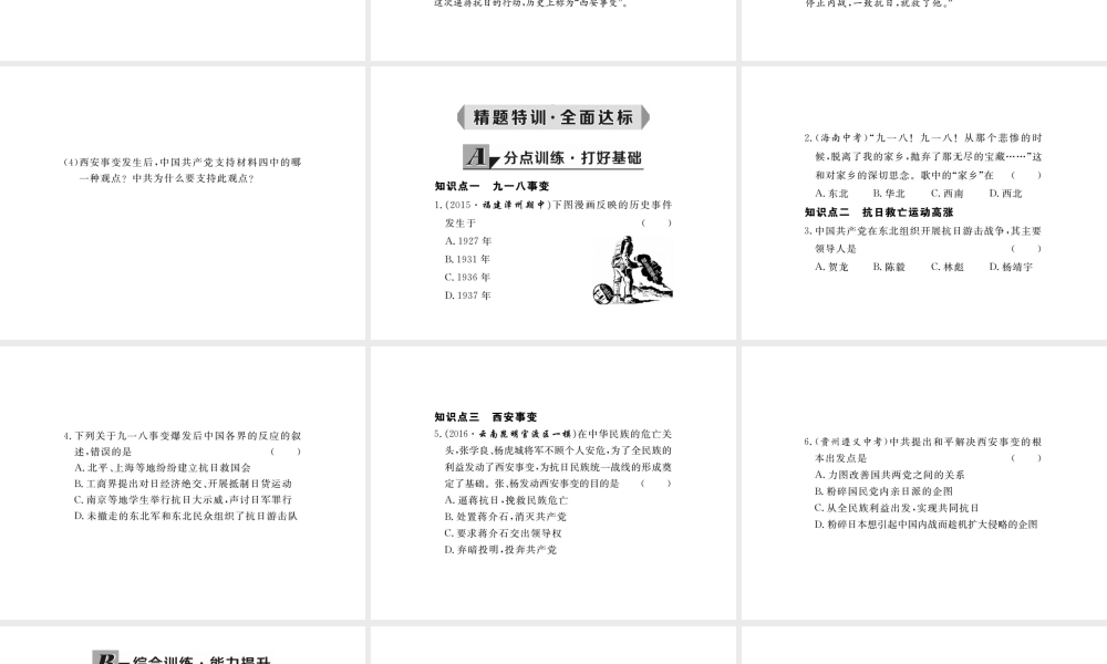 八年级历史上册 第12课 民族危机空前严重课件 华东师大版-华东师大级上册历史课件