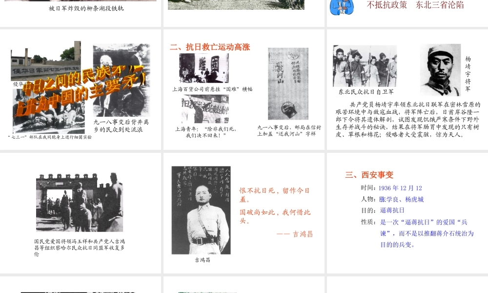 八年级历史上册 第12课 民族危机空前严重课件1 华东师大版-华东师大版初中八年级上册历史课件