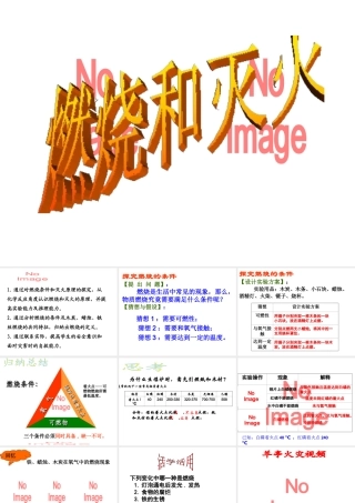 八年级化学全册 6.1《燃烧与灭火》课件2 （新版）鲁教版五四制-鲁教版五四制初中八年级全册化学课件