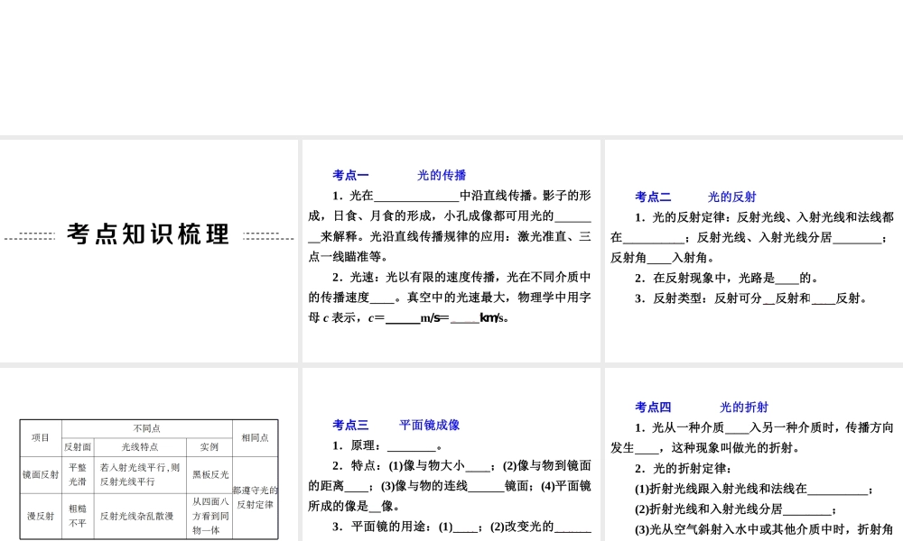【备战2014】中考科学总复习 第二部分 物质科学（一）专题12 波（一）（含13年中考典例）课件 浙教版
