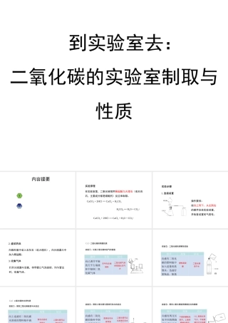 八年级化学全册 6.4《到实验室去 二氧化碳的实验室制取与性质》教学课件 （新版）鲁教版五四制-鲁教版五四制初中八年级全册化学课件