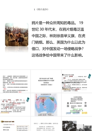 八年级历史上册 1《鸦片战争》课件 岳麓版-岳麓级上册历史课件