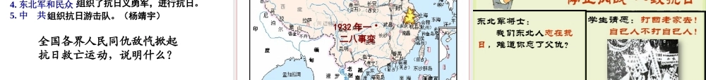 八年级历史上册 第13课 抗日救亡运动课件2 川教版-川教版初中八年级上册历史课件