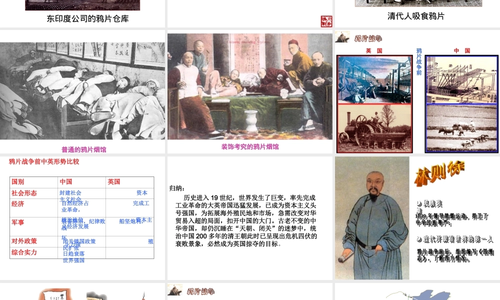 八年级历史上册 第1课 第一次鸦片战争与太平天国运动课件 华东师大版-华东师大版初中八年级上册历史课件