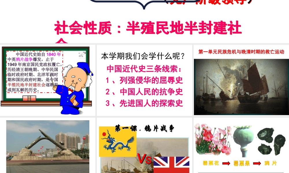 八年级历史上册 第1课 鸦片战争课件 北师大版-北师大级上册历史课件