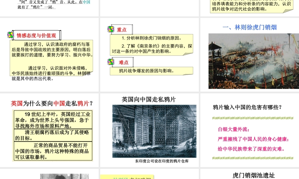 八年级历史上册 第1课 鸦片战争课件 新人教版-新人教版初中八年级上册历史课件