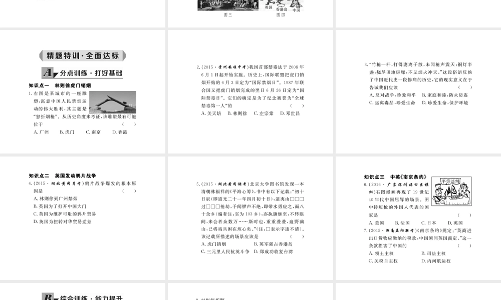 八年级历史上册 第1课 鸦片战争课件 岳麓版-岳麓级上册历史课件