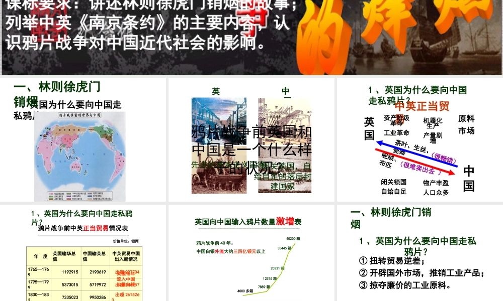 八年级历史上册 第1课 鸦片战争课件1 北师大版-北师大版初中八年级上册历史课件