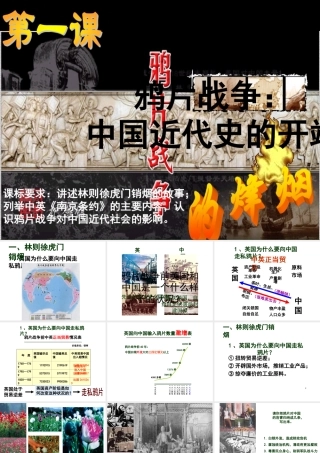 八年级历史上册 第1课 鸦片战争课件1 北师大版-北师大级上册历史课件