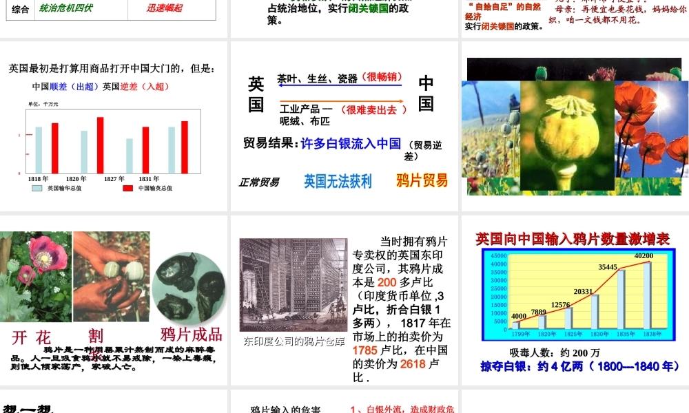 八年级历史上册 第1课 鸦片战争课件1 新人教版-新人教级上册历史课件