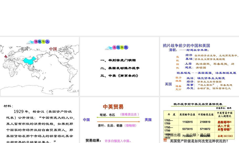 八年级历史上册 第1课 鸦片战争课件2 岳麓版-岳麓版初中八年级上册历史课件