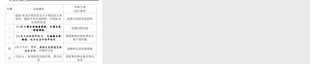 【四清导航】2014年秋八年级科学上册 第三章 第1节 植物生命活动的调节课件 浙教版