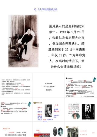 八年级历史上册 10《北洋军阀的统治》课件 岳麓版-岳麓级上册历史课件