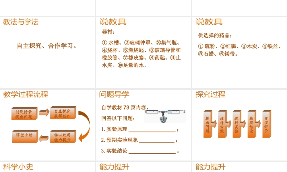 八年级化学全册 第四单元 第一节《空气的成分》课件 （新版）鲁教版五四制-鲁教版五四制初中八年级全册化学课件